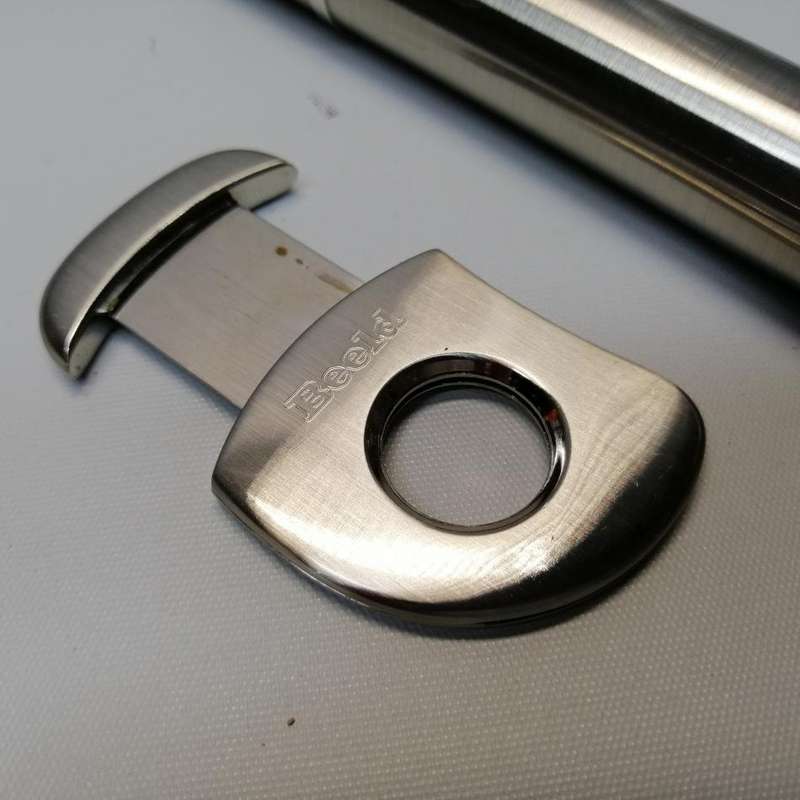 Original Chrome Metal Cigar Tube and Cigar Cutter!!!