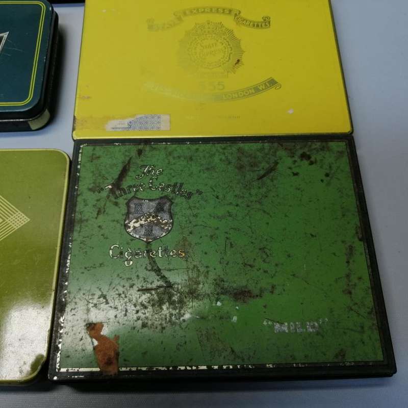 RARE!!! Vintage Cigar and Cigarette Lithographed Tins!!! (Bid for all)