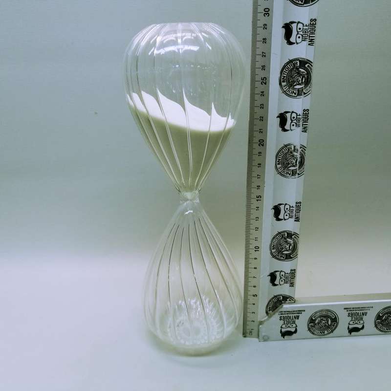 Large Original Glass Hourglass!!!
