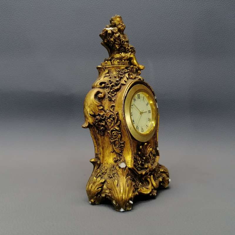 Highly Decorative Small Standing Cherub Clock!!!