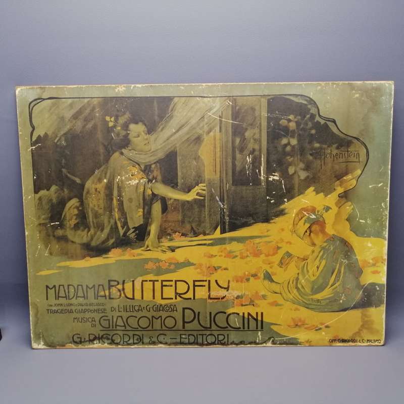 Original Block Mounted Art Nouveau Print!!! (600mm x 435mm)