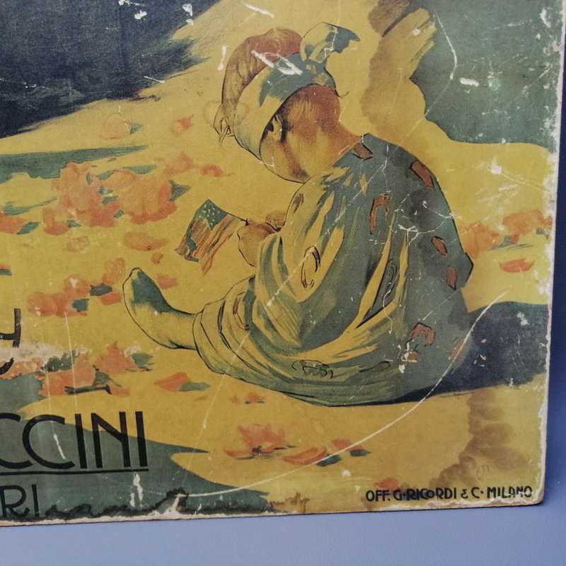 Original Block Mounted Art Nouveau Print!!! (600mm x 435mm)