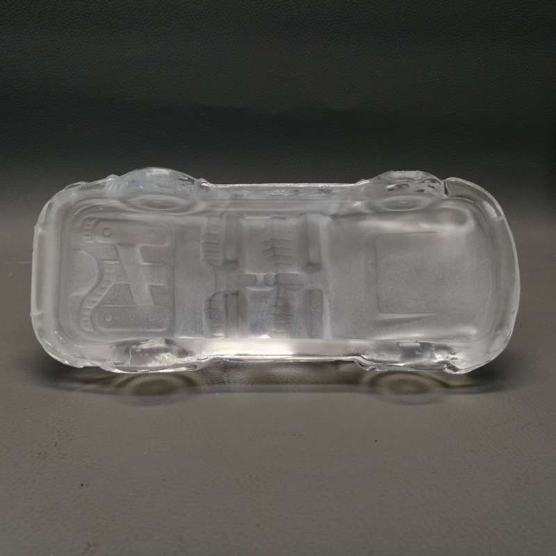 Original Frosted Glass Porsche 911 Turbo Paperweight!!!