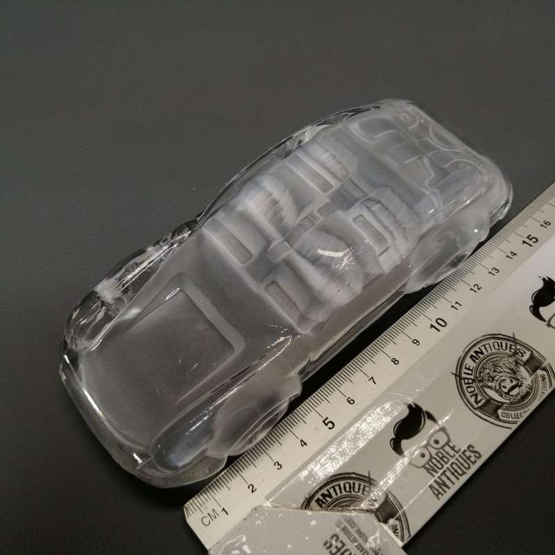 Original Frosted Glass Porsche 911 Turbo Paperweight!!!