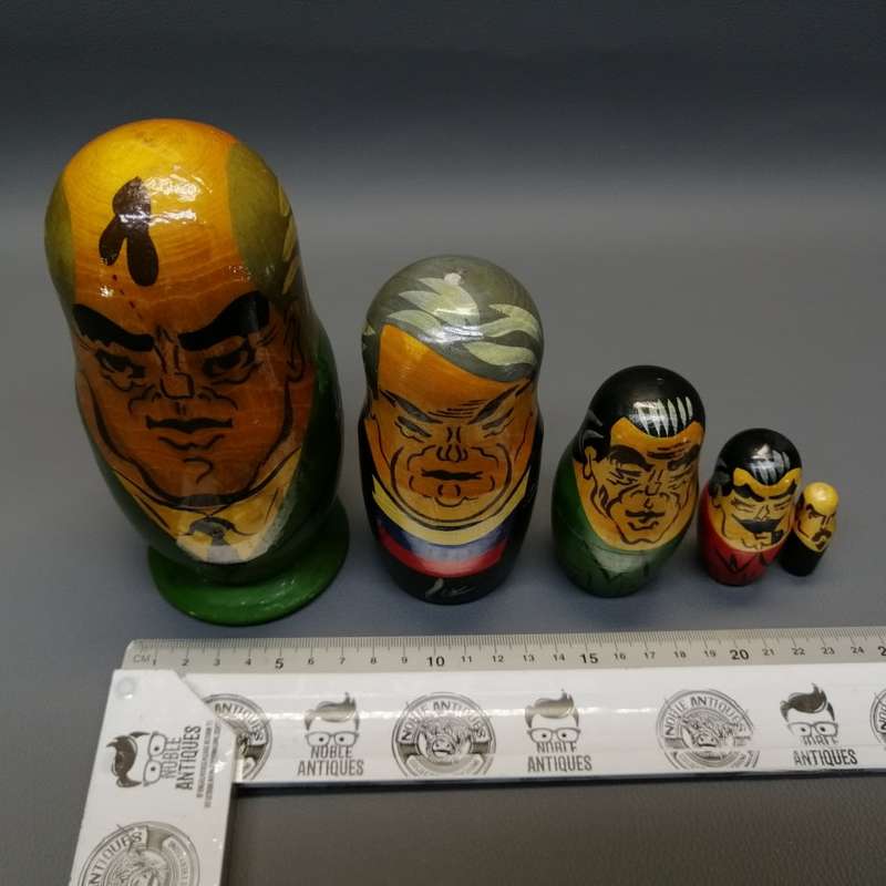 Original Hand Crafted Hand Painted 5 Level Russian Nesting Doll!!!