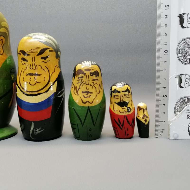 Original Hand Crafted Hand Painted 5 Level Russian Nesting Doll!!!