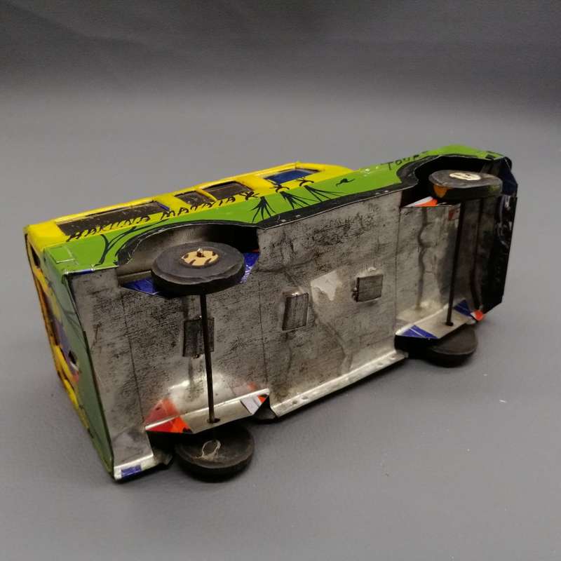 Original Hand Crafted Tin Metal Tanzanian Safari Land Rover!!!