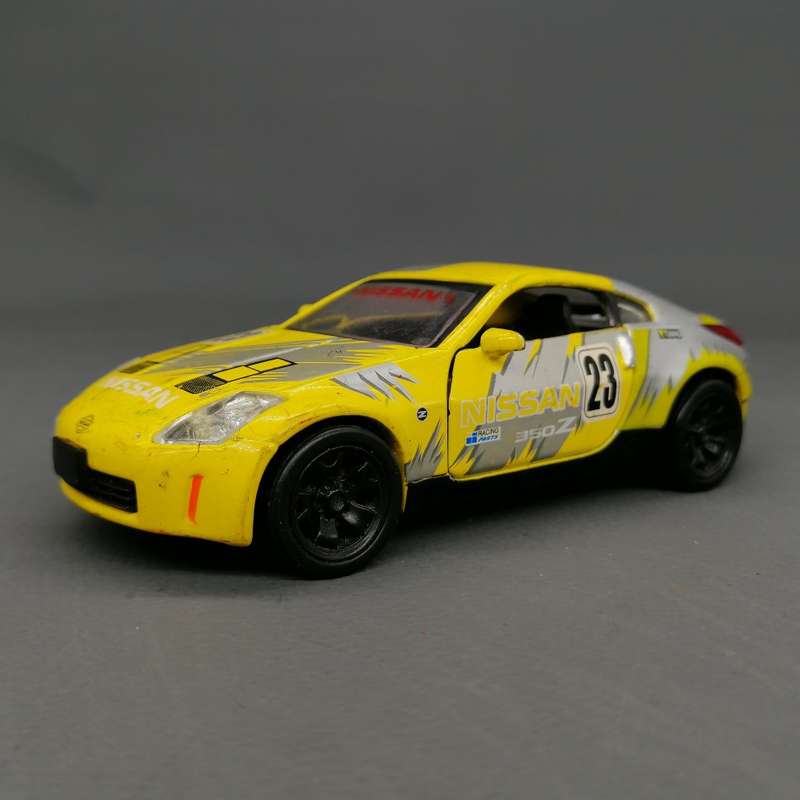 Original Detailed Die Cast Metal Tins Toys 1:35 Nissan Fairlady 350Z Racing Car!!!