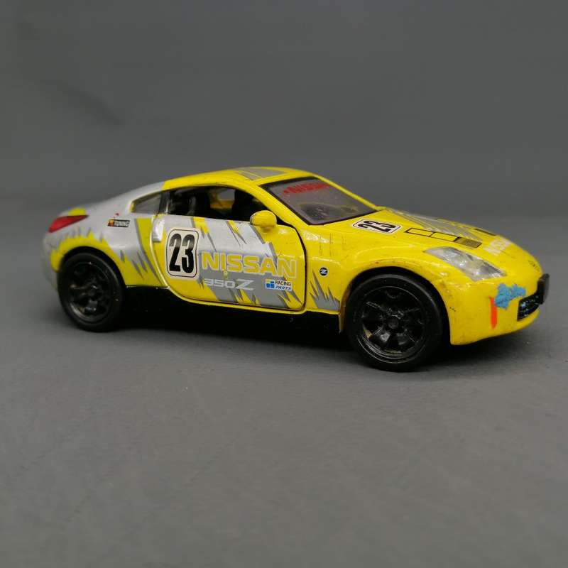 Original Detailed Die Cast Metal Tins Toys 1:35 Nissan Fairlady 350Z Racing Car!!!