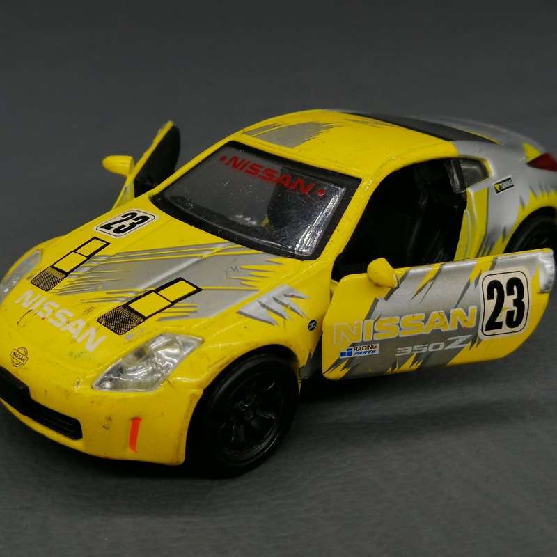 Original Detailed Die Cast Metal Tins Toys 1:35 Nissan Fairlady 350Z Racing Car!!!
