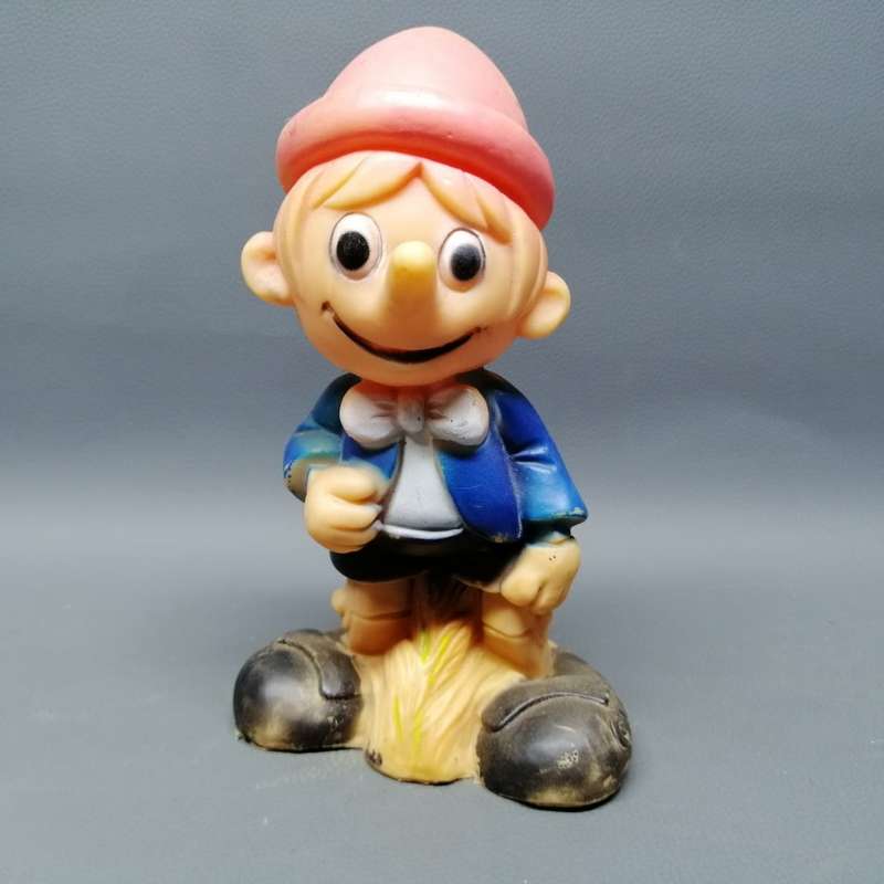 Large Original 1960's Squeaky Toy Pinocchio!!!