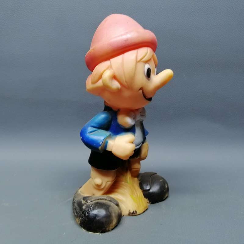 Large Original 1960's Squeaky Toy Pinocchio!!!