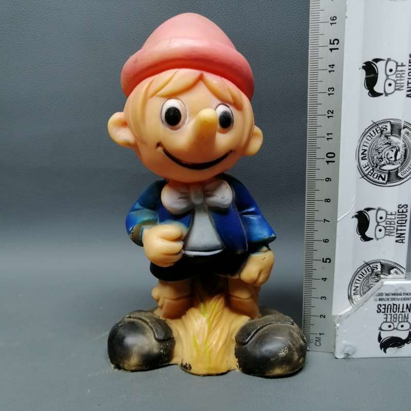 Large Original 1960's Squeaky Toy Pinocchio!!!