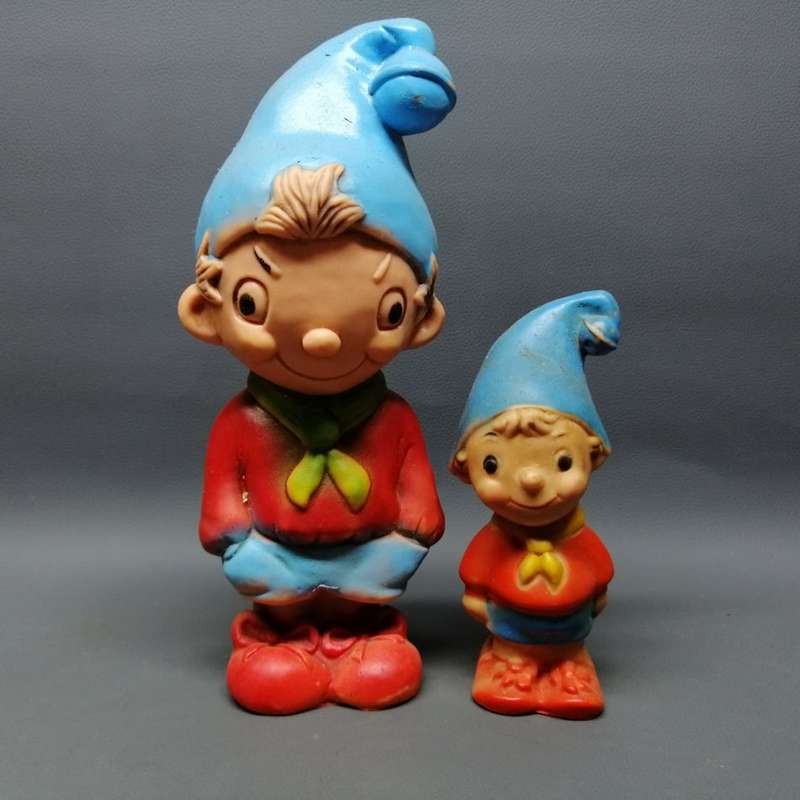 Large Original 1960's Squeaky Toy and Lamp Shade Noddy Combo!!!