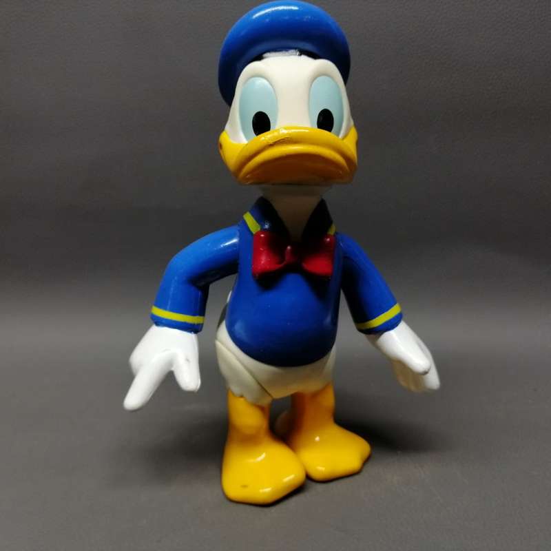Large Original Hard Rubber Donald Duck Figurine!!