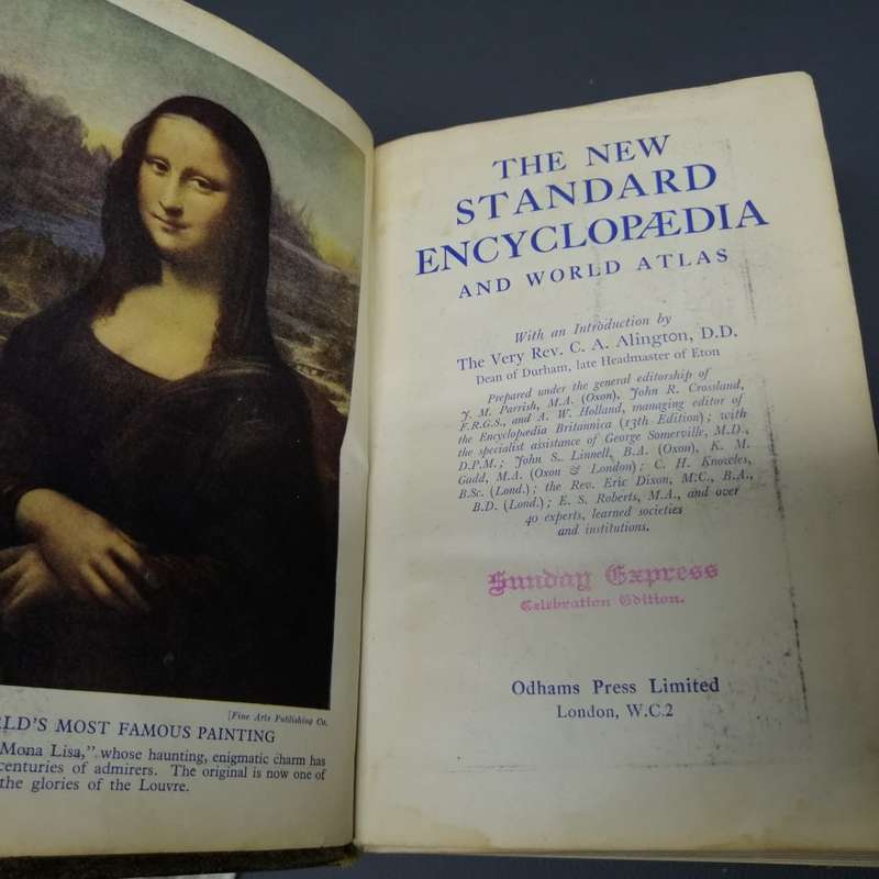 1936 The New Standard Encyclopedia and Atlas!!!