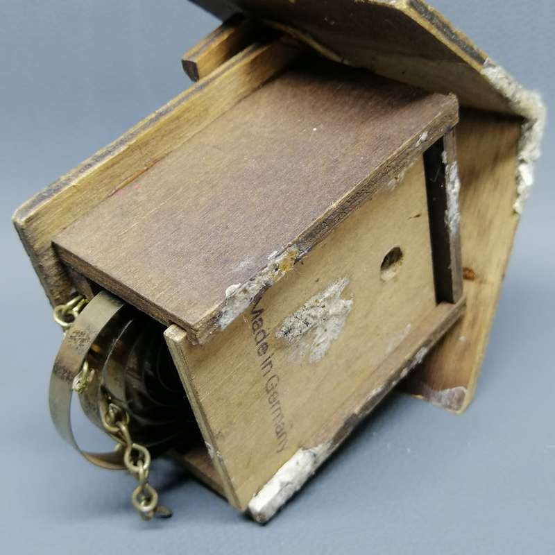 Original German Miniature Cuckoo Clock (Not Working, Parts, Spares or Restoration)
