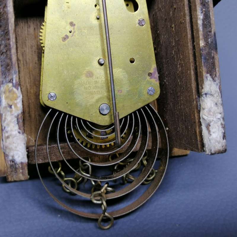 Original German Miniature Cuckoo Clock (Not Working, Parts, Spares or Restoration)