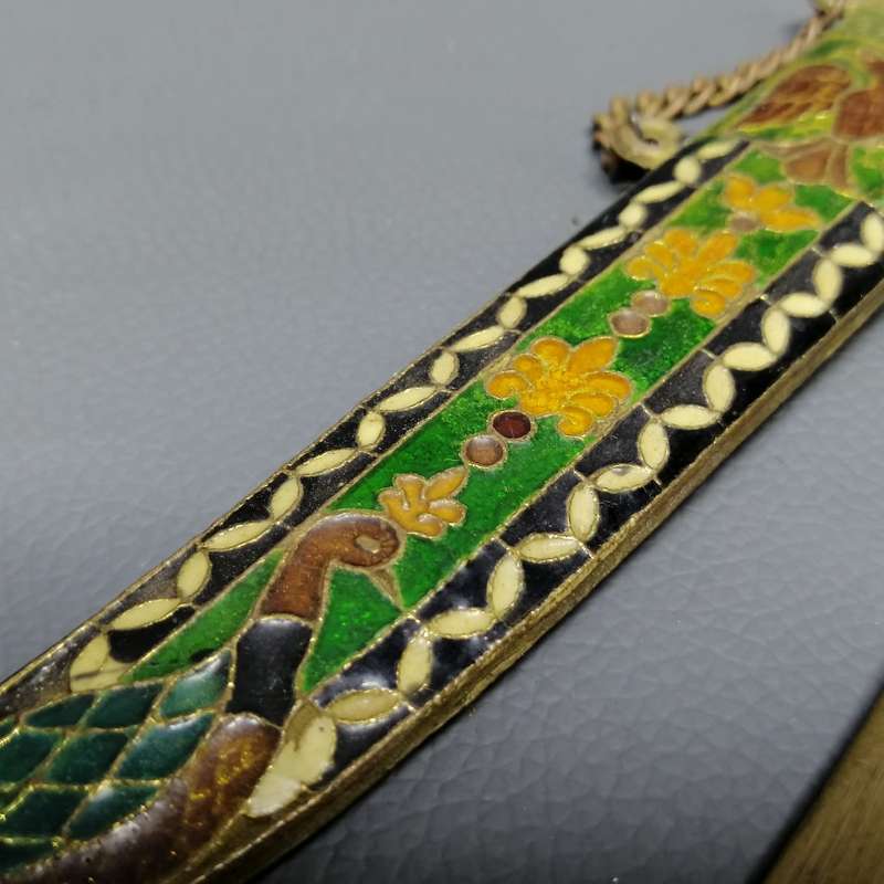 Highly Decorative Cloisonne Middle Eastern Display Dagger!!!