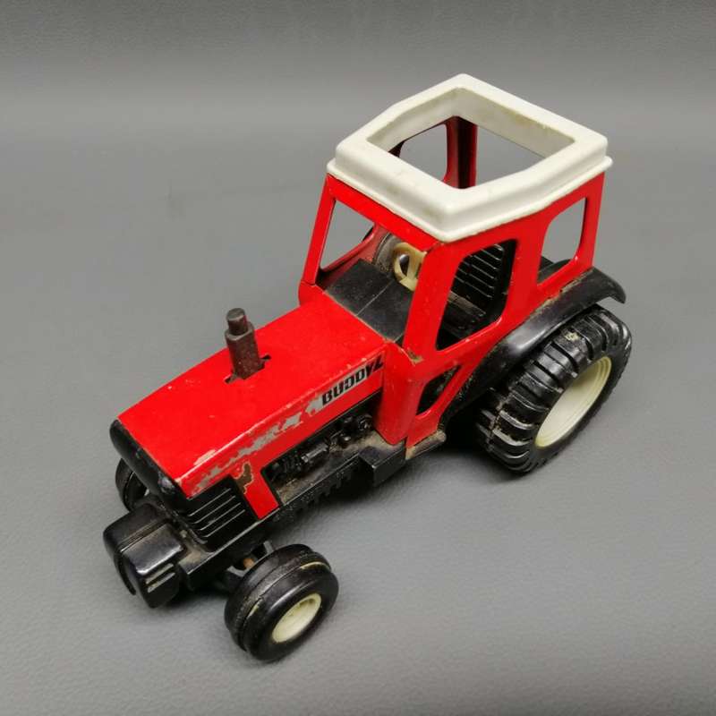 Large Original 1982 Tin and Hard Plastic Buddy L Corp Tractor!!!