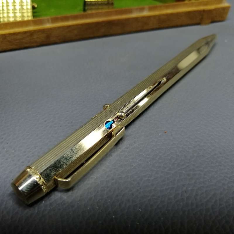 Original Vintage Italian Gold Plated Multi Pen, Cufflinks and Lighter Set!!!