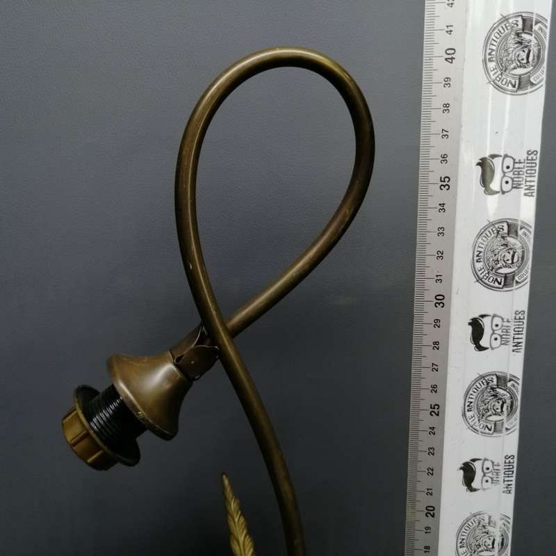 Original Highly Decorative Cast Brass Flower Lamp!!!