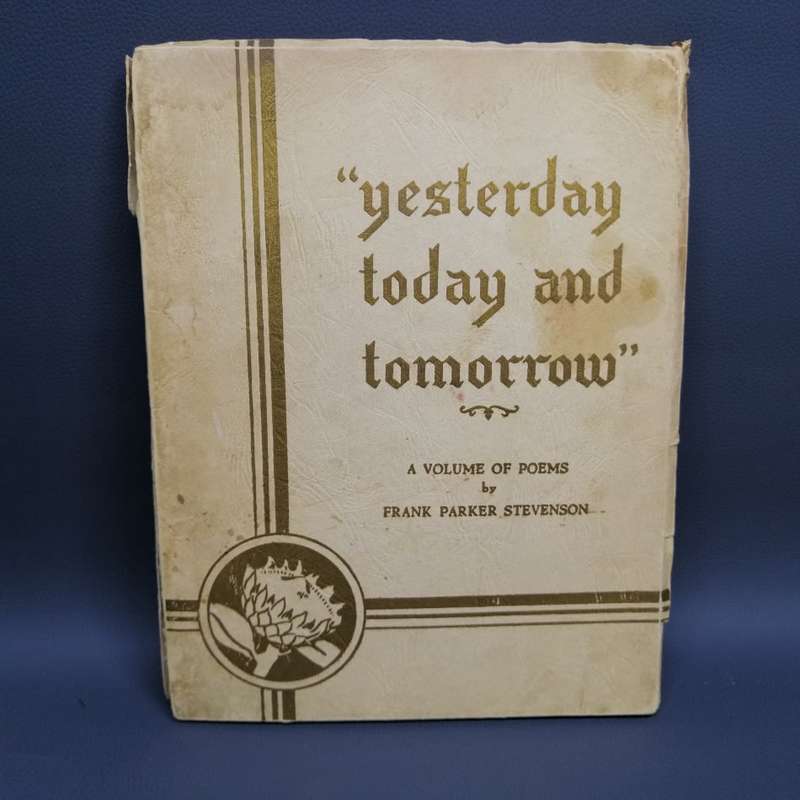 RARE!!! 1940's Signed Volume of Poems By Frank Parker Stevenson!!!