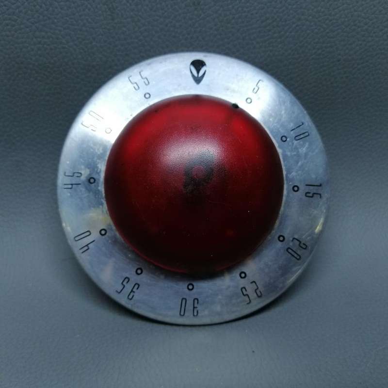 Retro Chrome Alien Spaceship Styled Kitchen Timer!!! Working!!!