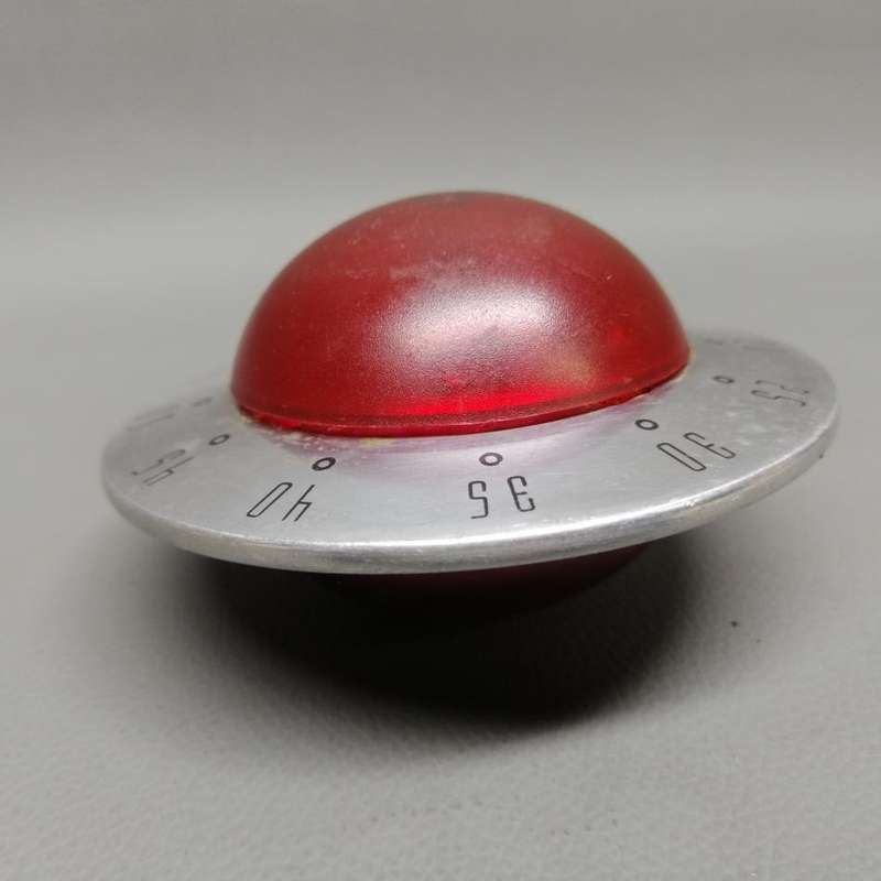 Retro Chrome Alien Spaceship Styled Kitchen Timer!!! Working!!!