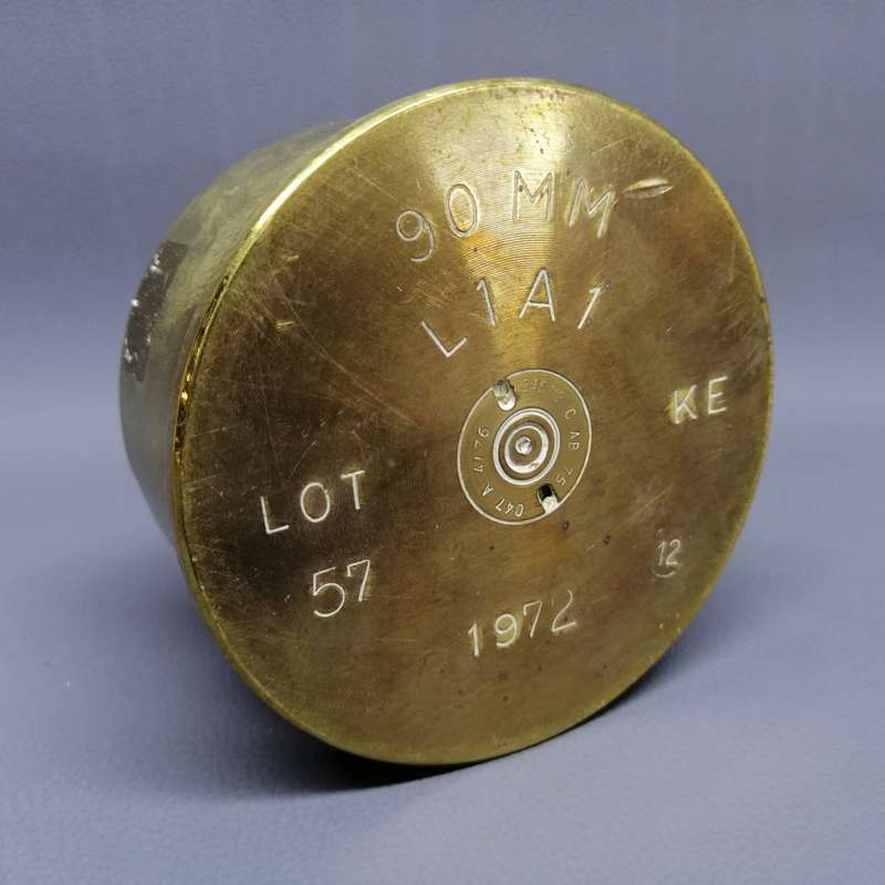 Original 1972 Solid Brass 90mm Casing Ashtray!!!