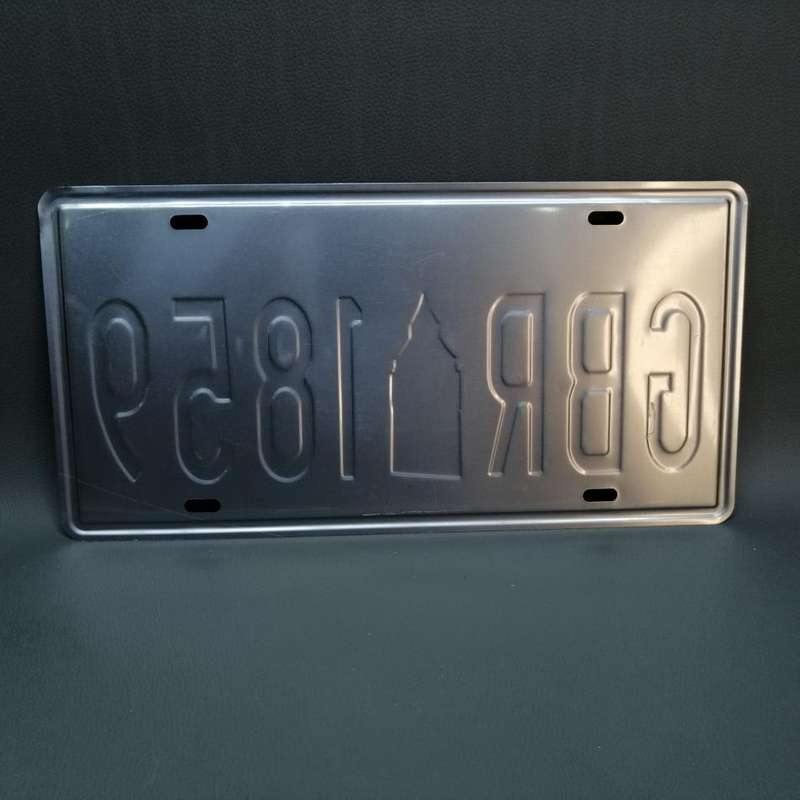Original Big Ben London Embossed Metal Number-plate!!!