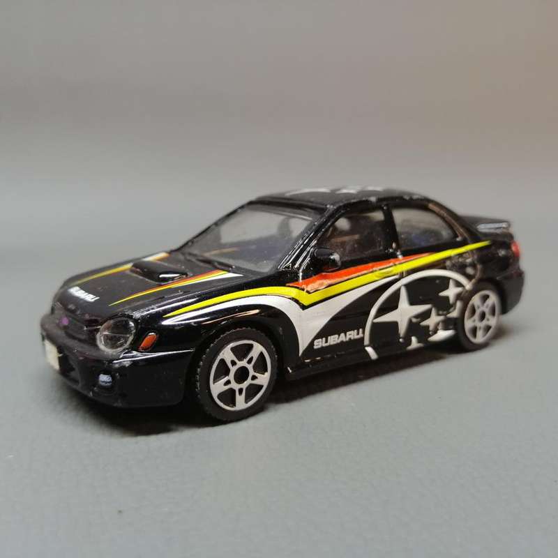 Original Detailed Bburago Subaru Race Car
