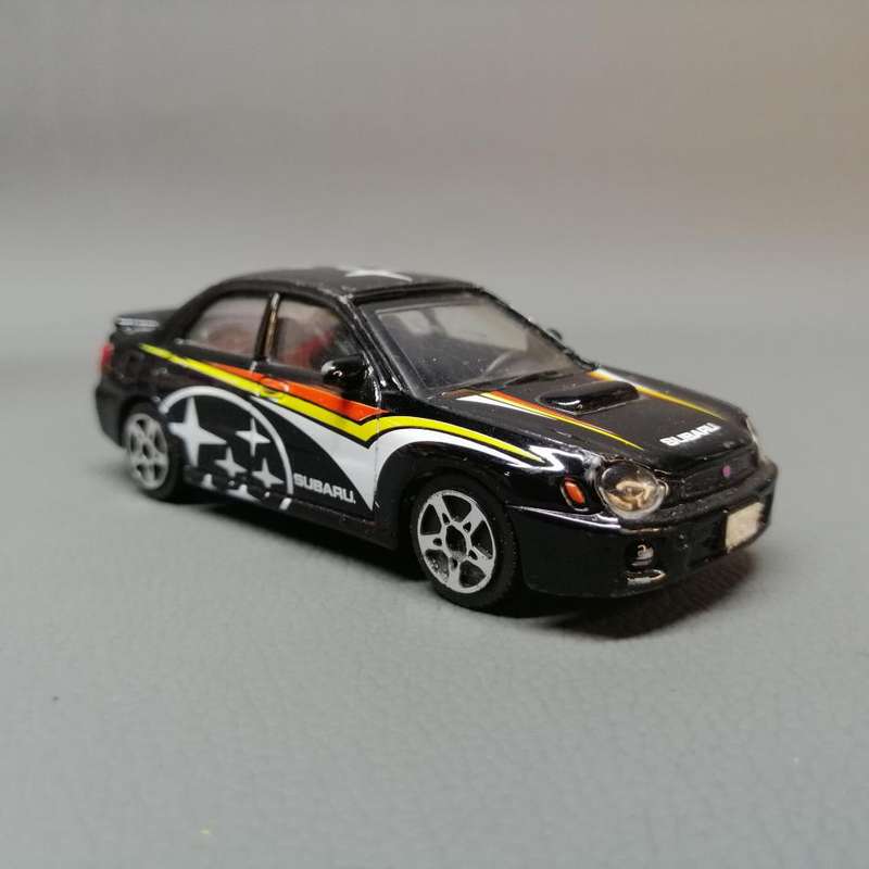 Original Detailed Bburago Subaru Race Car