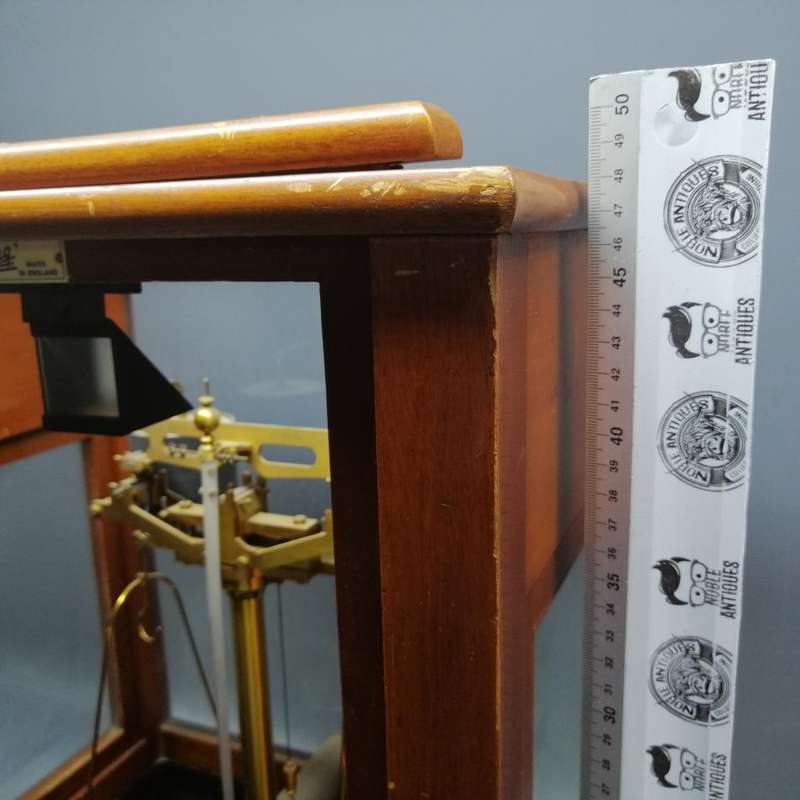 RARE!!! LARGE Antique Oertling English Scientific Wood Boxed Scale !!!