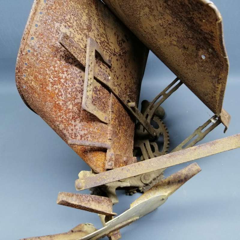 Antique Geared Hand Crank Seed Sowing Machine!!!