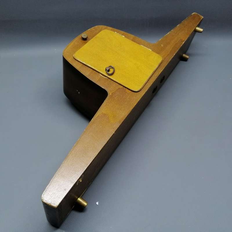 Large German Art Deco Wood Mantel Clock (Restoration, Parts or Spares)