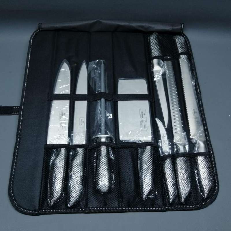 Original Ottinger Bavaria Chefs Roll Out Knife Case With Knives!!!