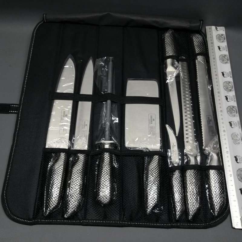 Original Ottinger Bavaria Chefs Roll Out Knife Case With Knives!!!