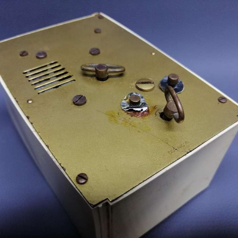 RARE!!! Original Vintage German Dancing Ballerina Music Box Alarm Clock - Working!!!