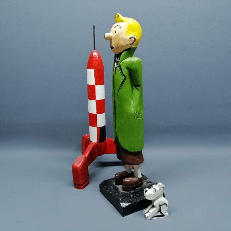 Large Tin Tin Wood Toy Collection!!!