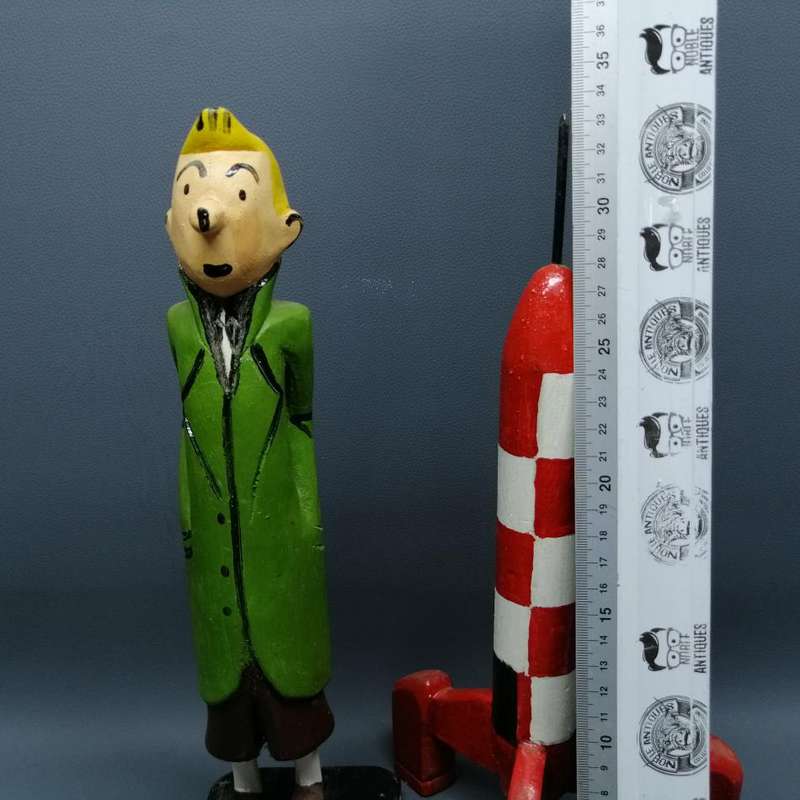 Large Tin Tin Wood Toy Collection!!!