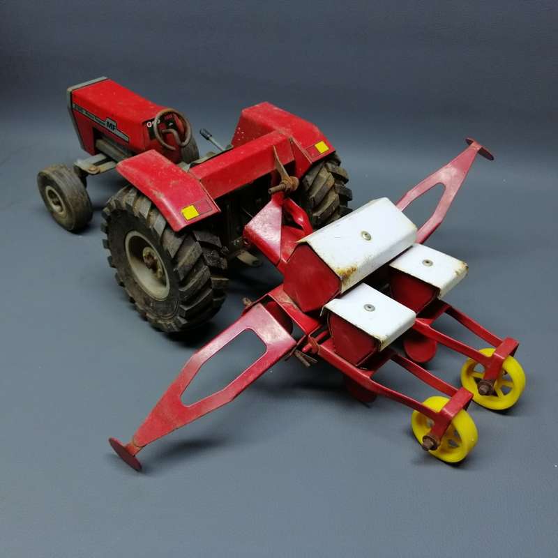 LARGE Original Vintage Massey Ferguson 290 Tractor and Plow!!!