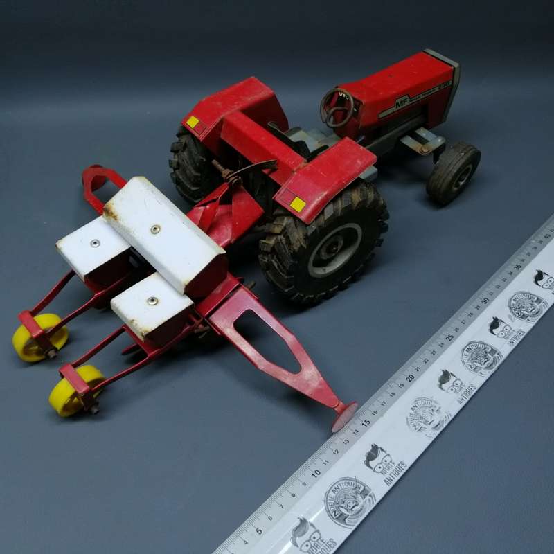 LARGE Original Vintage Massey Ferguson 290 Tractor and Plow!!!