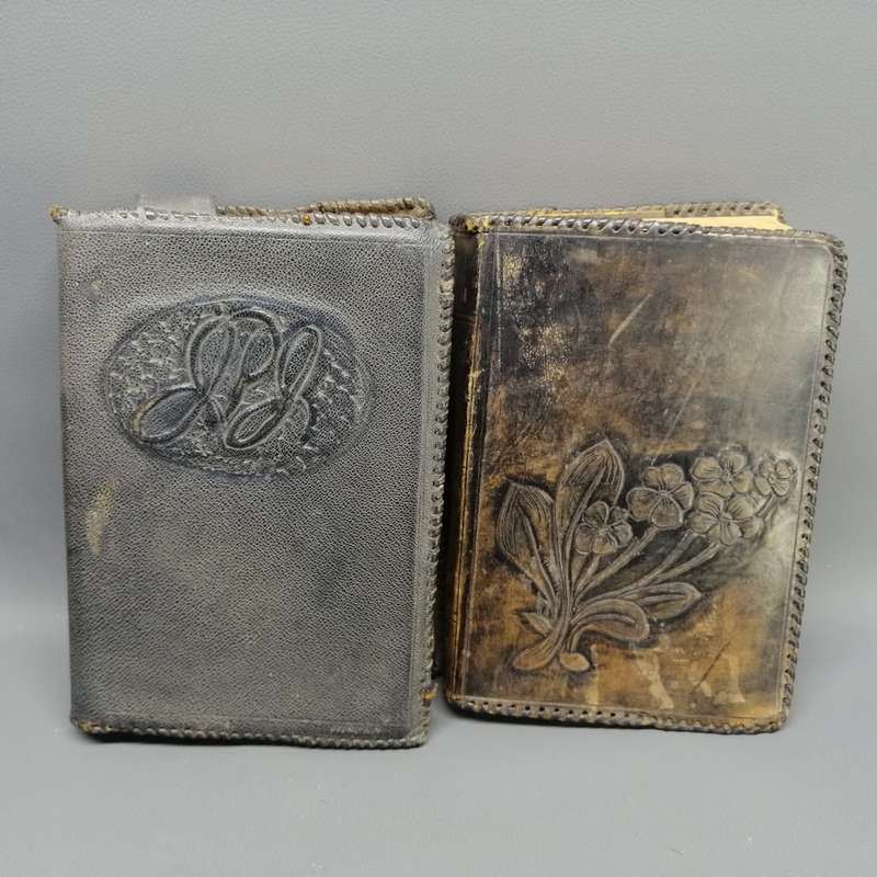 Two 1936 Leather Covered Bibles!!! Bid for Both!!!