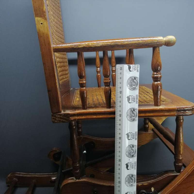 RARE!!! Antique Adjustable Kiddies Rocking Chair - Transforms into Upright Sitting Chair!!!