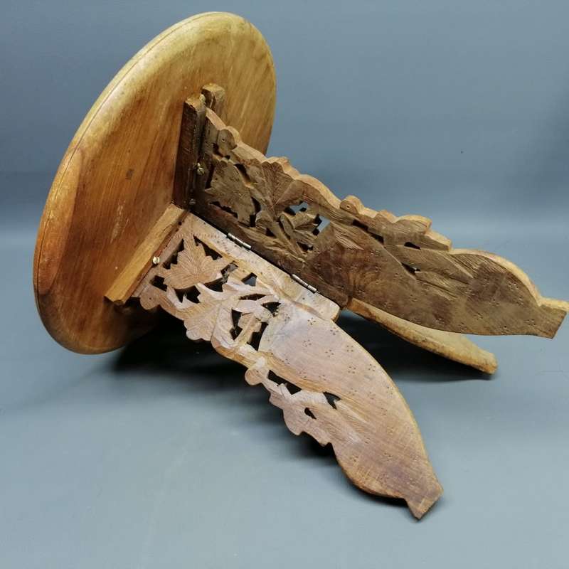Original Highly Detailed Hand Crafted Rosewood and Bone Inlay Side Table!!!