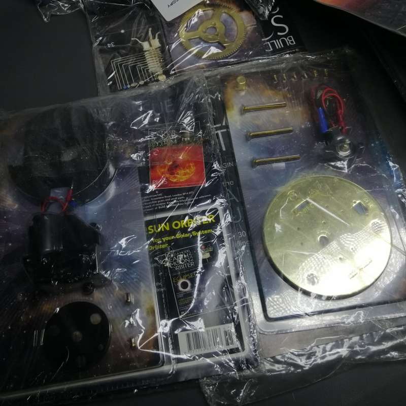 RARE!!! MASSIVE Solid Brass Solar System Building Collection (Not Sure if Its Complete(