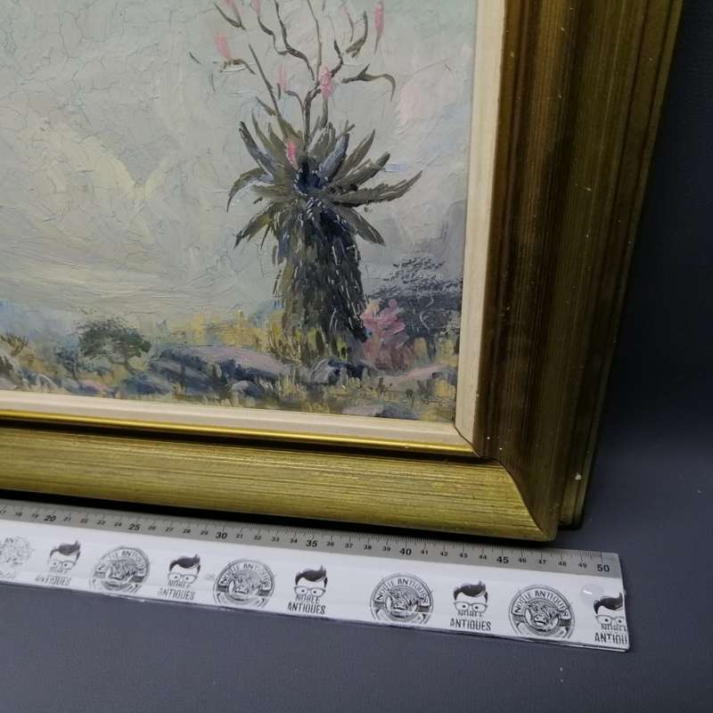 Original Framed Oil on Board J Labuschagne 1965 Landscape!!! 360 x 500