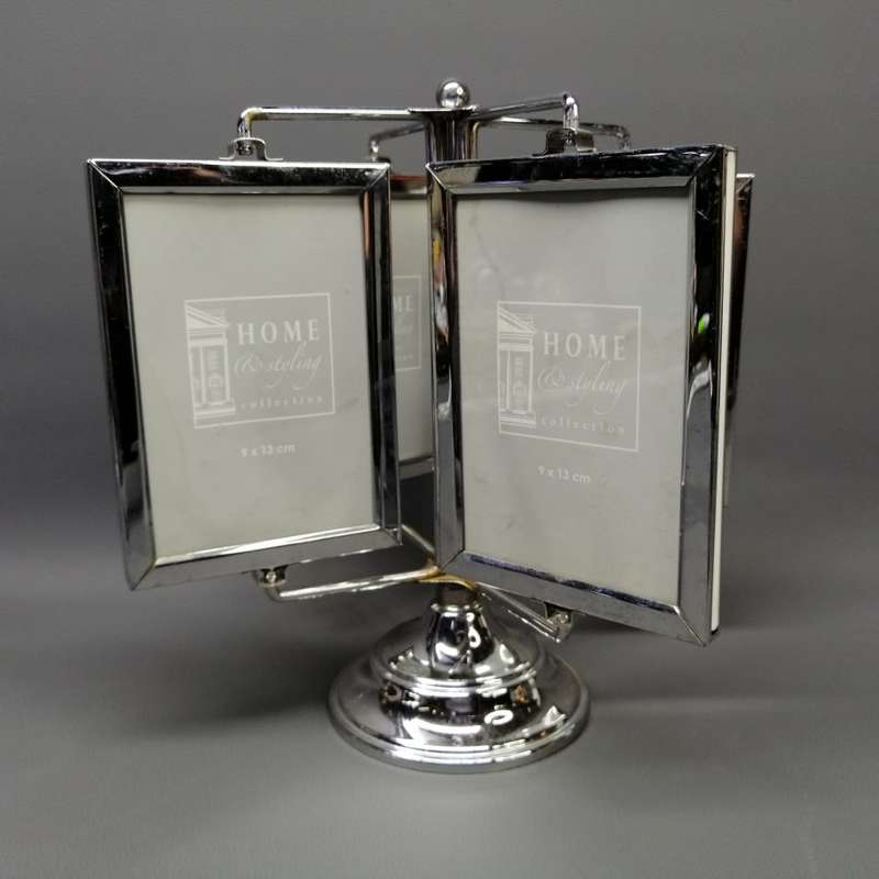 Retro Chrome 8 Swivel Picture Frame!!!