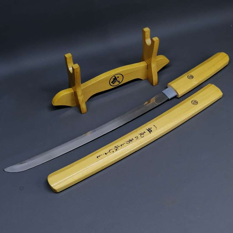 Original Hand Crafted Japanese Wood Sleeved Katana, Scabbard and Stand!!! 500mm